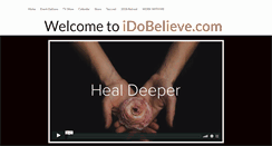 Desktop Screenshot of idobelieve.com